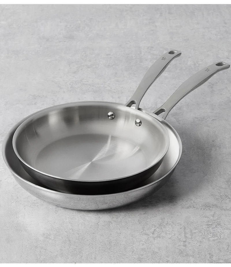 Henckels Clad H3 2-Piece Stainless Steel Fry Pan Set