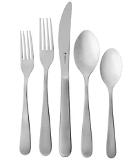 Henckels Lucena 18/10 Stainless Steel Flatware & Serving Utensil Set, Service for 12