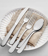 Henckels Lucena 18/10 Stainless Steel Flatware & Serving Utensil Set, Service for 12
