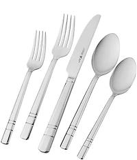 Henckels Madison Square 18/10 Stainless Steel Flatware Set, Service for 12