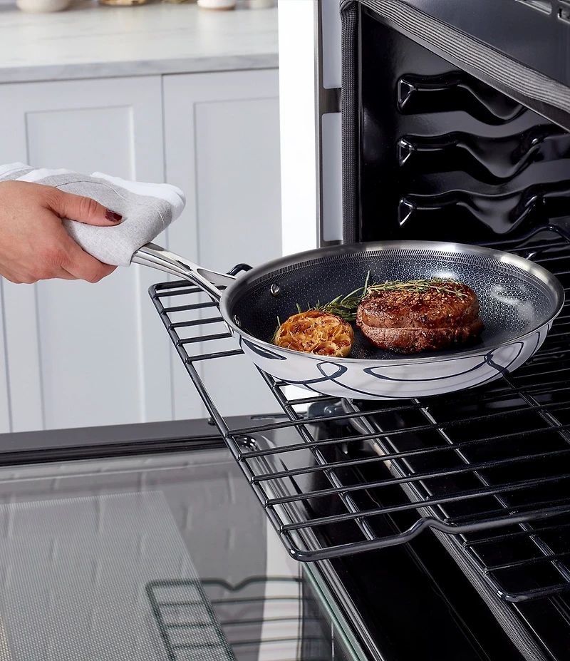Henckels Paradigm Ceramic 10-inch Stainless Steel Dual Performance Fry Pan