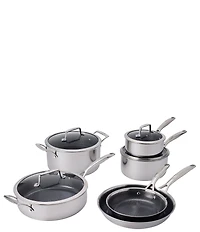 Henckels Paradigm Ceramic 10-Piece Stainless Steel Dual Performance Cookware Set