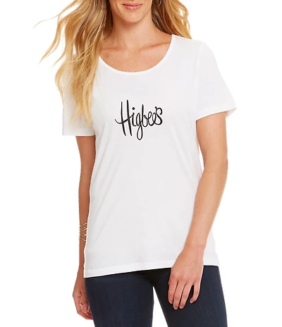 Heritage Higbee's Logo Scoop Neck Tee Shirt