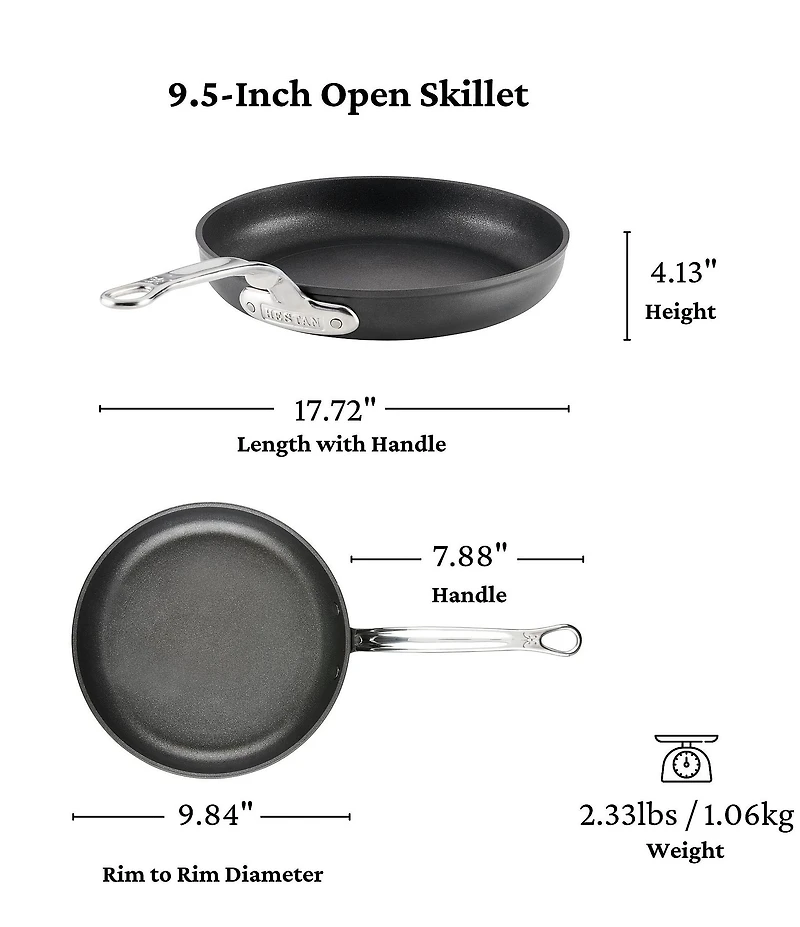Hestan Titum Fusion™ Collection 2-Piece Nonstick Open Skillet Set