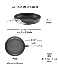 Hestan Titum Fusion™ Collection 3-Piece Nonstick Open Skillet Set