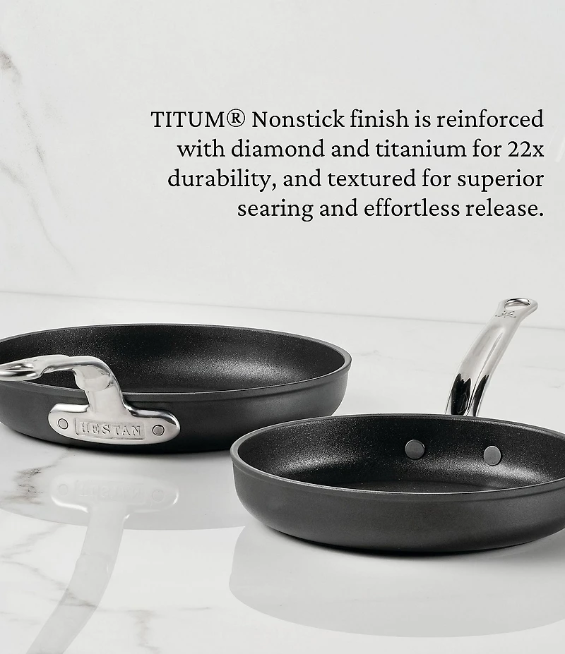 Hestan Titum Fusion™ Collection 3-Piece Nonstick Open Skillet Set