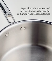 Hestan CopperBond® Aura™ 2.0qt Professional Copper Saucier With Lid