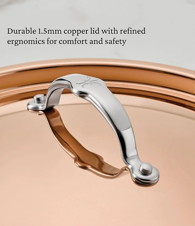 Hestan CopperBond® Aura™ -Quart Professional Copper Saucepan With Lid