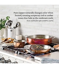 Hestan CopperBond® Aura™ -Quart Professional Copper Saucepan With Lid