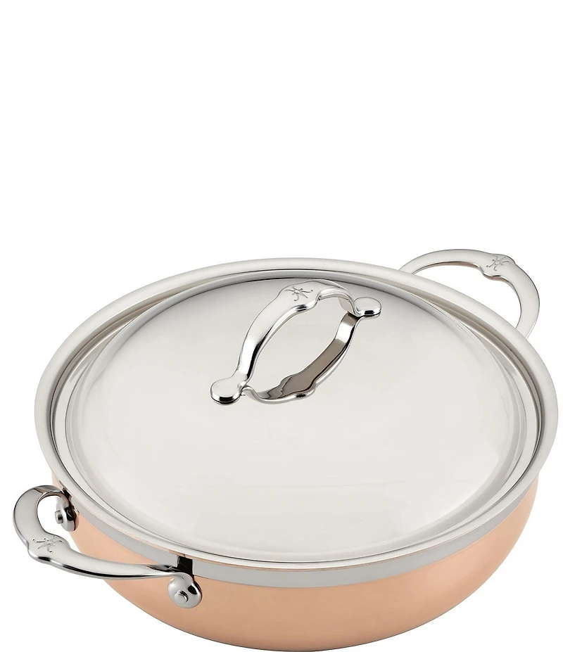 Hestan CopperBond Copper Induction Dutch Oven, 5-Quarts