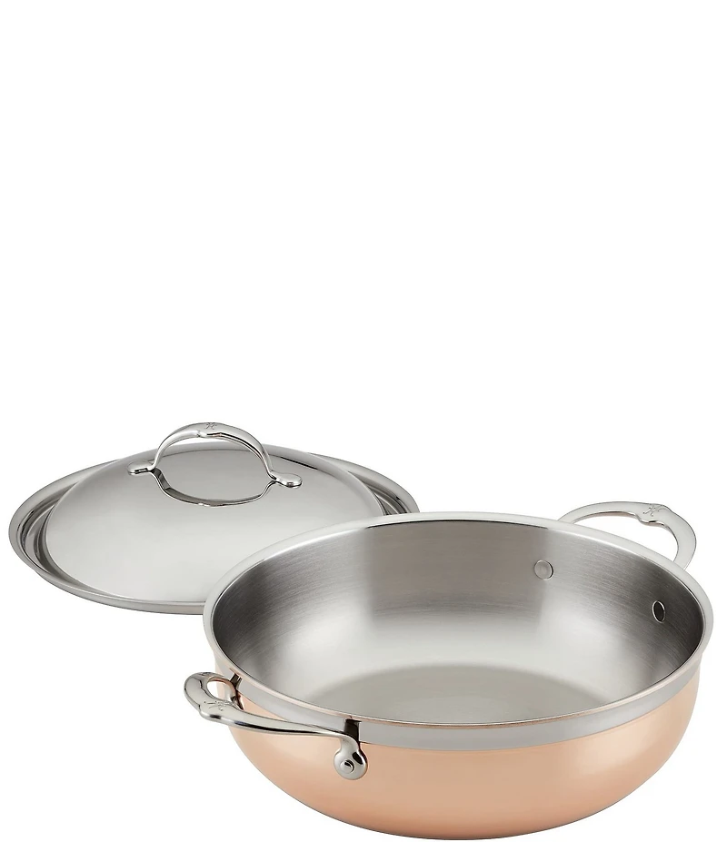 Hestan CopperBond Copper Induction Dutch Oven, 5-Quarts