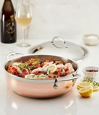 Hestan CopperBond Copper Induction Dutch Oven, 5-Quarts