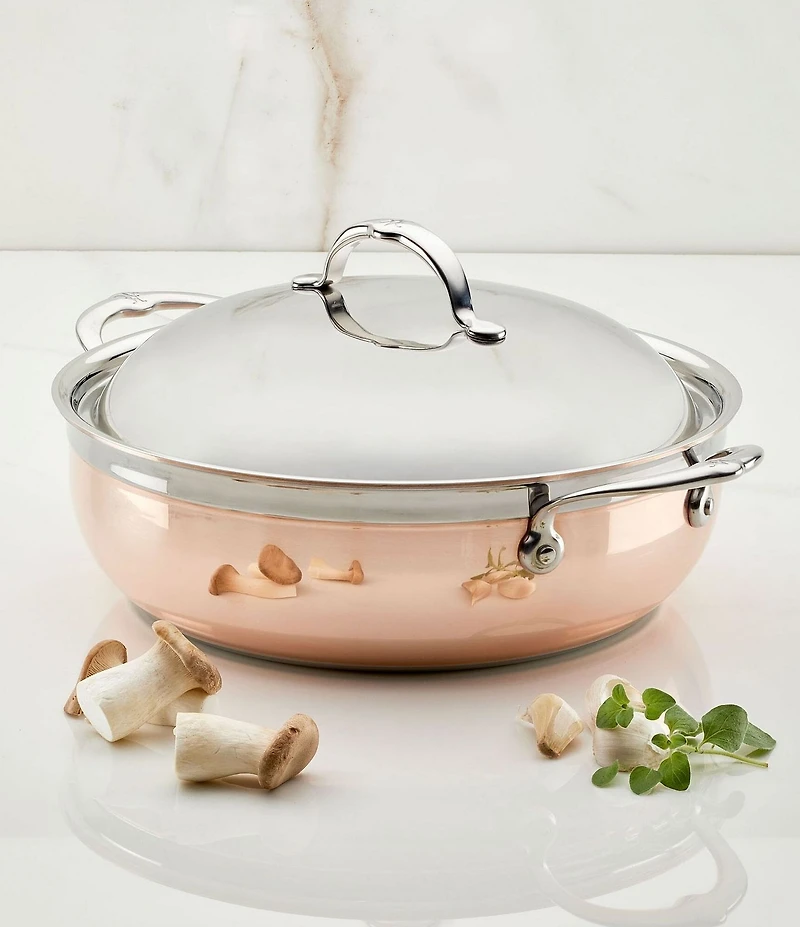 Hestan CopperBond Copper Induction Dutch Oven, 5-Quarts