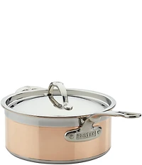 Hestan CopperBond Induction Copper 4-Quart Saucepan with Helper Handle