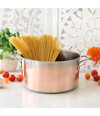 Hestan CopperBond Induction Copper Stock Pot, 6-Quart
