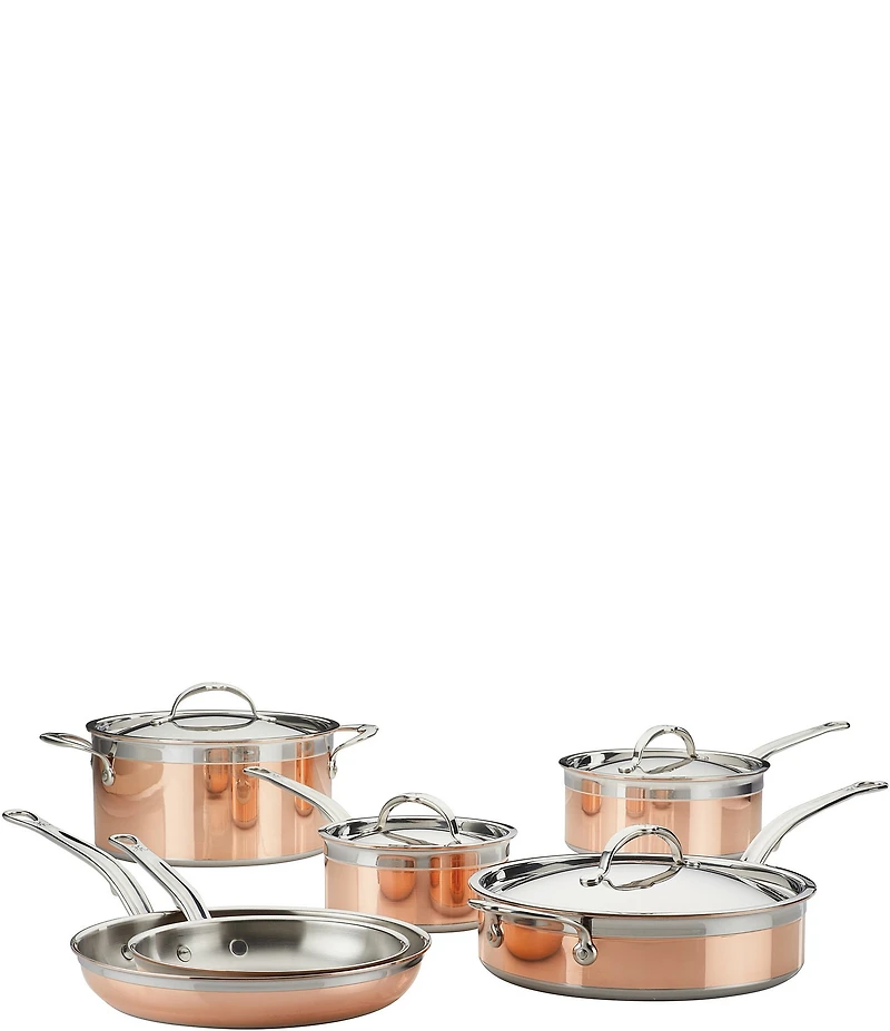 Hestan Induction Copper Ultimate 10-Piece Cookware Set