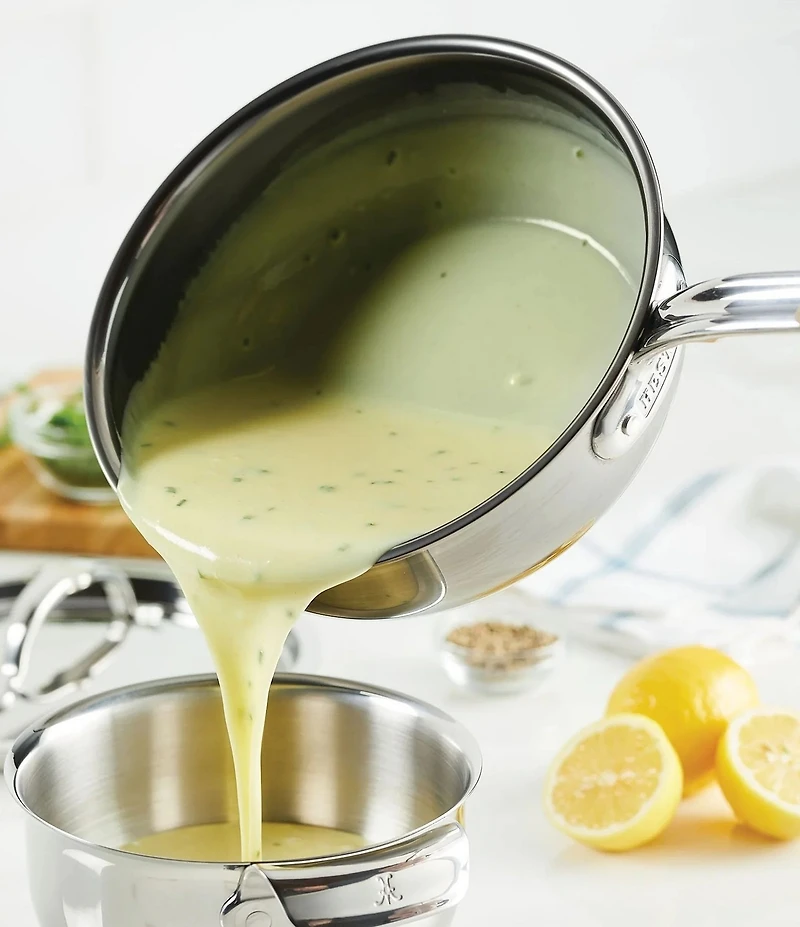 Hestan NanoBond Titanium Stainless Steel Saucier Pan, 2-Quart