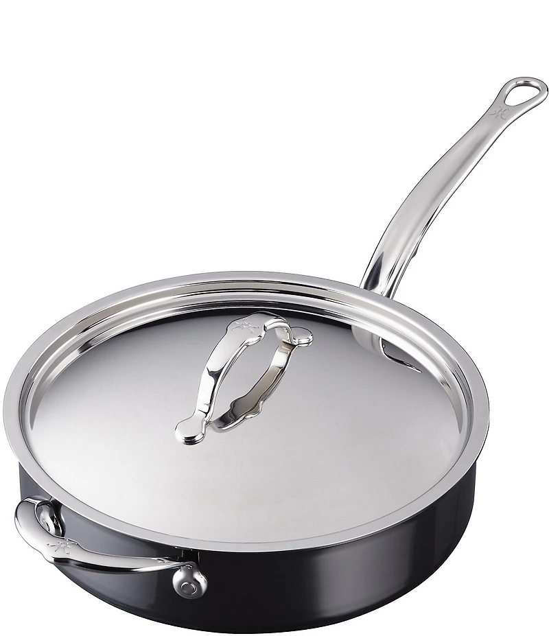 Hestan NanoBond Titanium Stainless Steel Essential -Piece Cookware Set