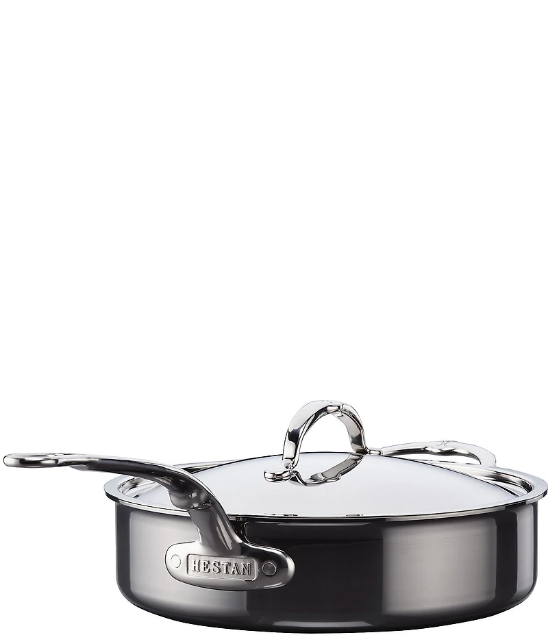 Hestan NanoBond Titanium Stainless Steel Essential -Piece Cookware Set