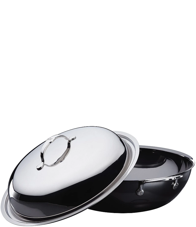 Hestan NanoBond Titanium Stainless Steel Wok, 14#double;