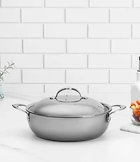 Hestan NanoBond 3-Ply Stainless Steel Chef's Pan, 14#double;