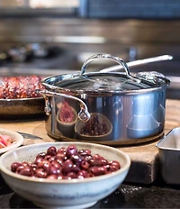 Hestan NanoBond Titanium Stainless Steel Soup Pot, 3 Quart