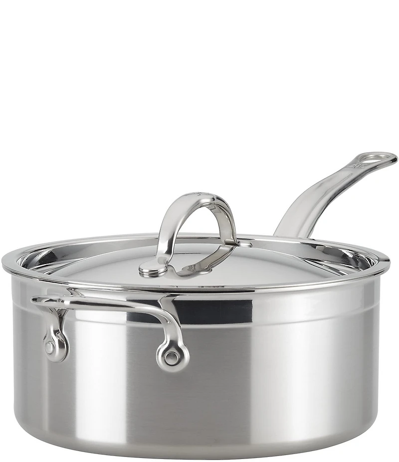 Hestan ProBond, 4-Quart Covered Saucepan w/ Helper Handle