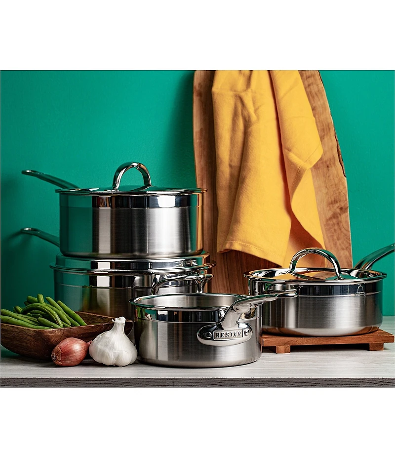 Hestan ProBond, 4-Quart Covered Saucepan w/ Helper Handle