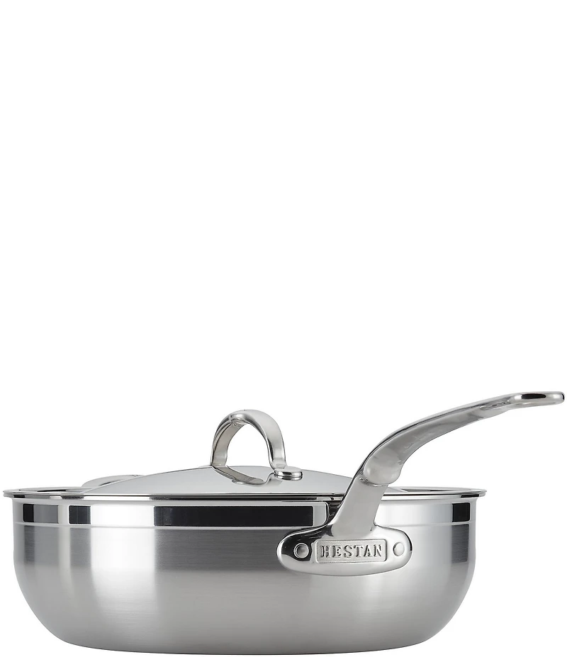 Hestan ProBond Stainless Steel Essential Pan with Helper Handle, 5-Quart