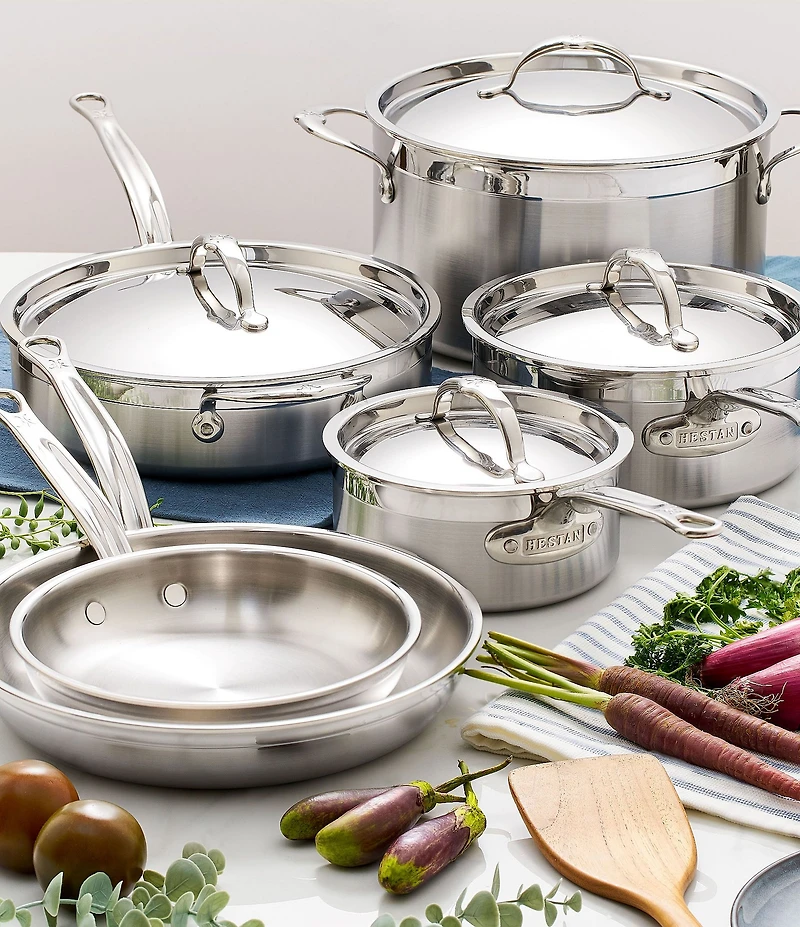 Hestan ProBond Stainless Steel Ultimate 10-Piece Cookware Set