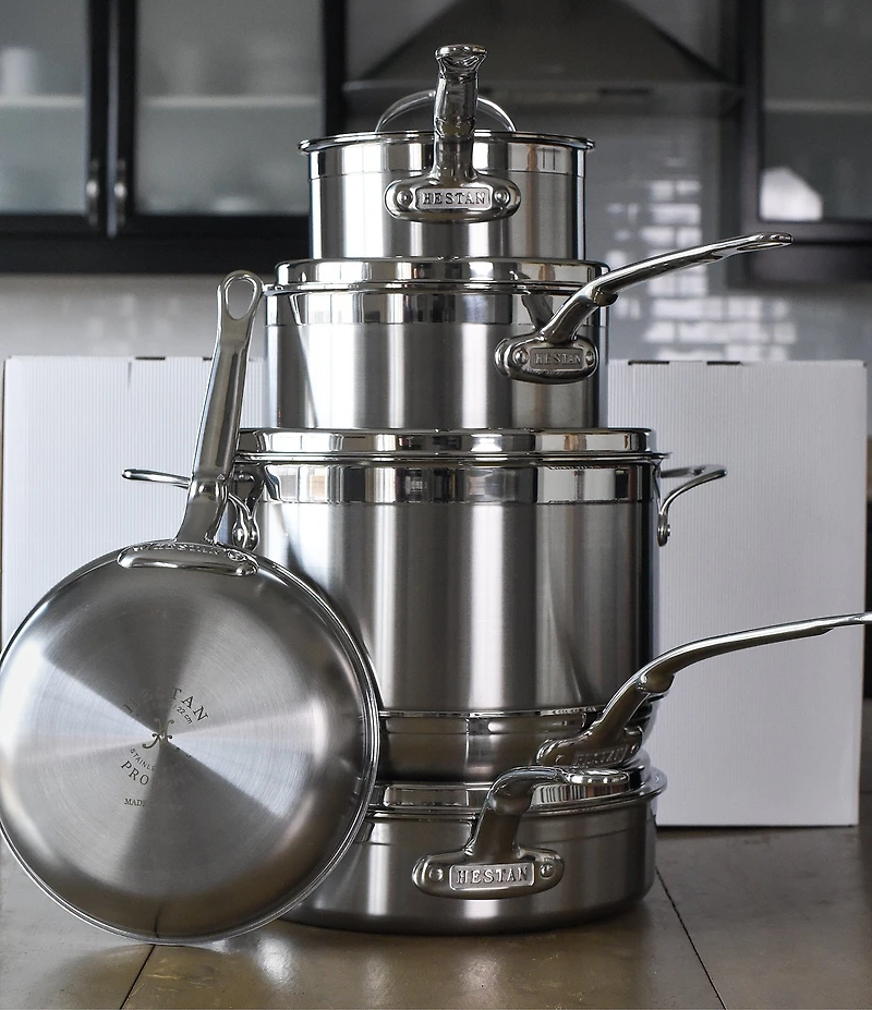 Hestan ProBond Stainless Steel Ultimate 10-Piece Cookware Set