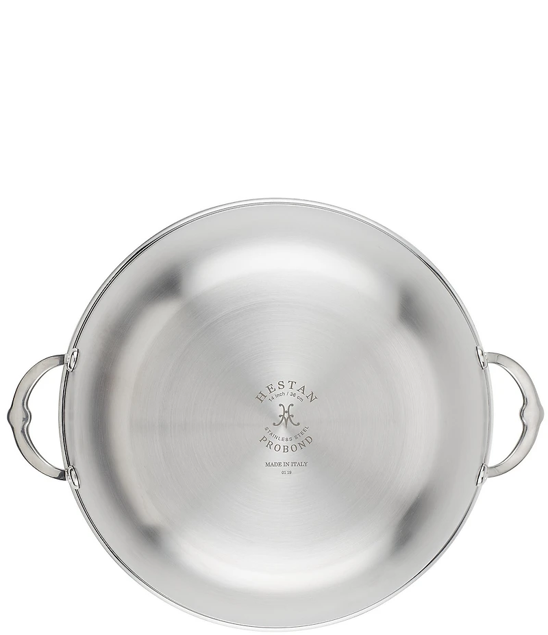 Hestan ProBond Stainless Steel Wok 14#double;
