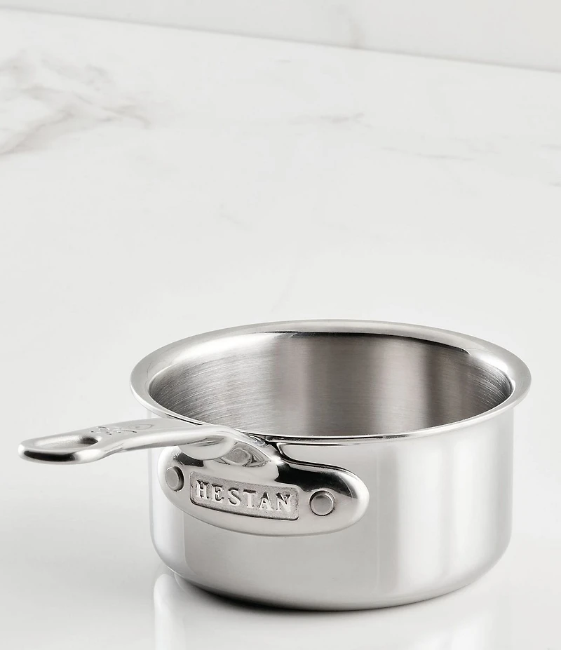 Hestan ProBond® Luxe 0.75-Qt. Polished Professional Clad Stainless Steel Butter Warmer