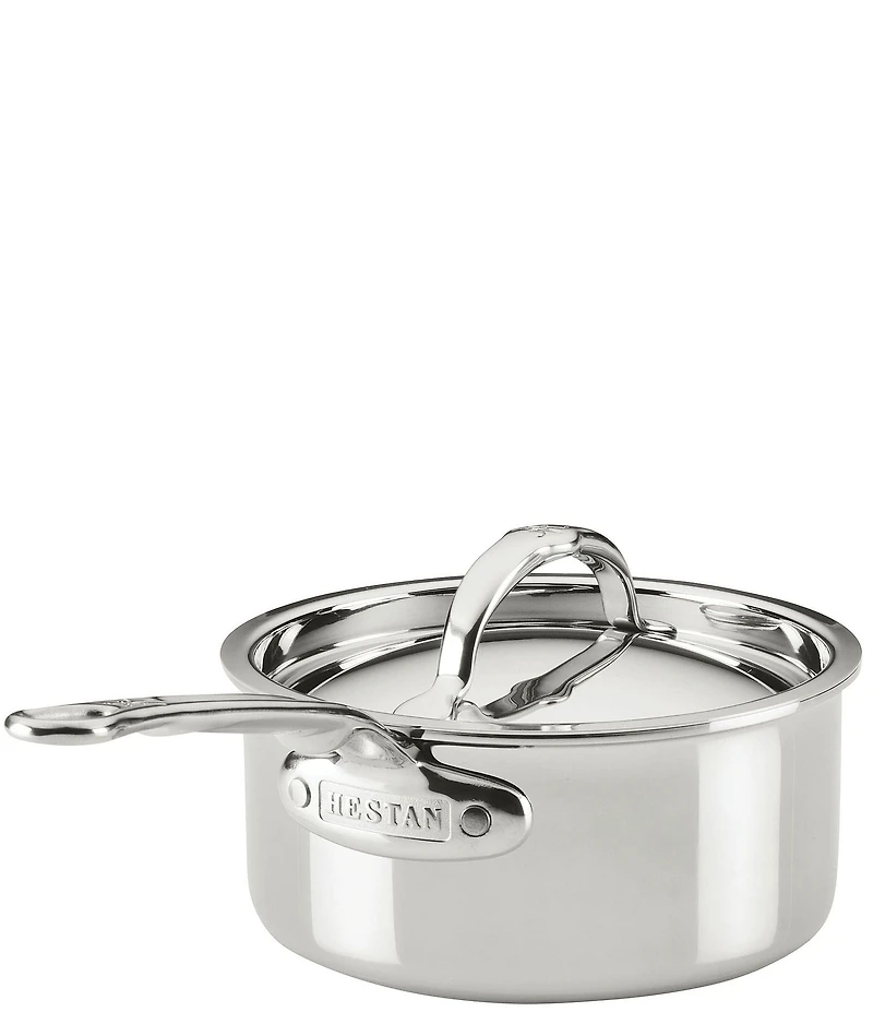 Hestan ProBond® Luxe -Quart Professional Clad Stainless Steel Saucepan with Lid