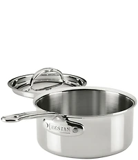 Hestan ProBond® Luxe -Quart Professional Clad Stainless Steel Saucepan with Lid