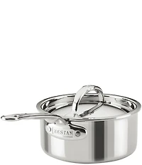 Hestan ProBond® Luxe -Quart Professional Clad Stainless Steel Saucepan with Lid