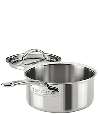 Hestan ProBond® Luxe -Quart Professional Clad Stainless Steel Saucepan with Lid
