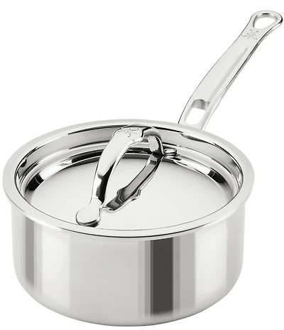 Hestan ProBond® Luxe -Quart Professional Clad Stainless Steel Saucepan with Lid