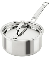 Hestan ProBond® Luxe -Quart Professional Clad Stainless Steel Saucepan with Lid