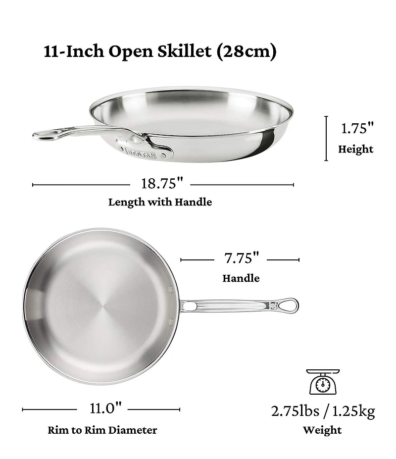 Hestan ProBond® Luxe 10-Piece Professional Clad Stainless Steel Cookware Set