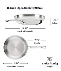 Hestan ProBond® Luxe 10-Piece Professional Clad Stainless Steel Cookware Set