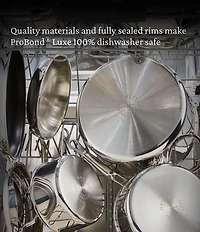 Hestan ProBond® Luxe 10-Piece Professional Clad Stainless Steel Cookware Set