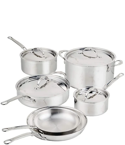 Hestan ProBond® Luxe 10-Piece Professional Clad Stainless Steel Cookware Set
