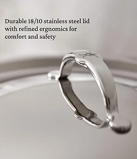 Hestan ProBond® Luxe -Piece Professional Clad Stainless Steel Cookware Set