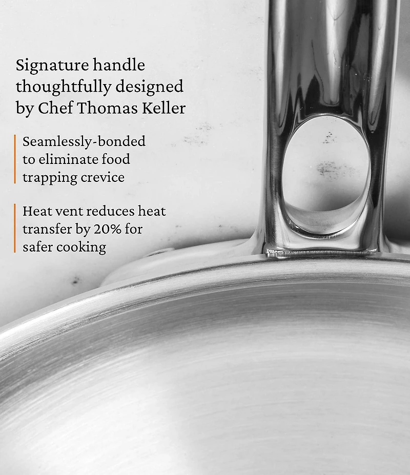 Hestan ProBond® Luxe -Piece Professional Clad Stainless Steel Cookware Set
