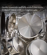 Hestan ProBond® Luxe -Piece Professional Clad Stainless Steel Cookware Set