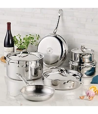 Hestan ProBond® Luxe -Piece Professional Clad Stainless Steel Cookware Set