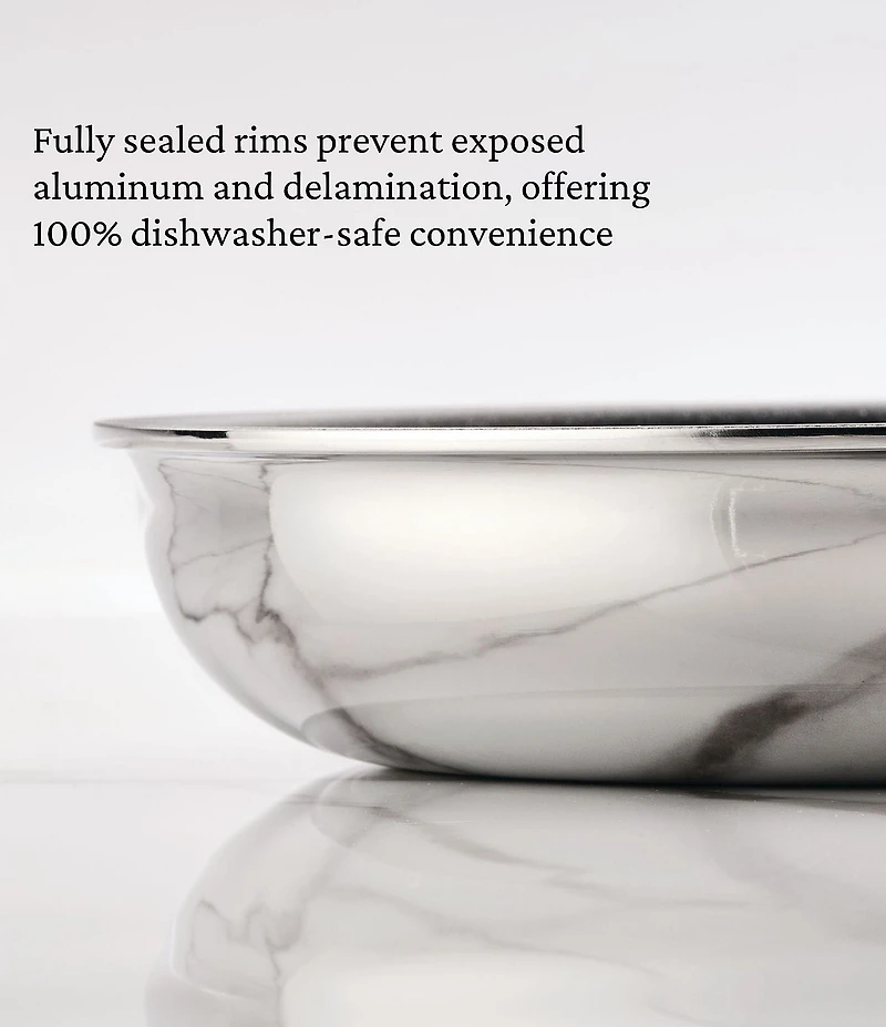 Hestan ProBond® Luxe 11#double; Polished Professional Clad Stainless Steel Skillet with Lid