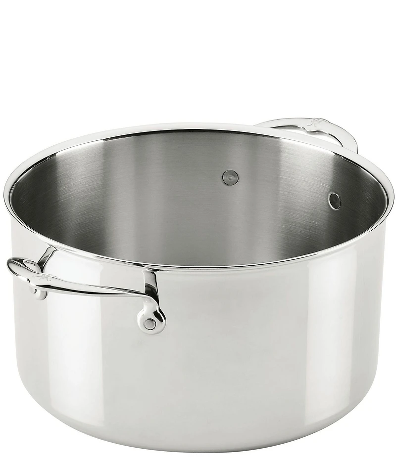 Hestan ProBond® Luxe 12-Quart Polished Professional Clad Stainless Steel Stock Pot with Lid