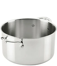 Hestan ProBond® Luxe 12-Quart Polished Professional Clad Stainless Steel Stock Pot with Lid